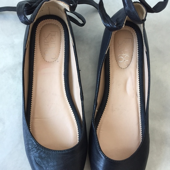 Franco Sarto Blake Leather Lace-Up Ballet Flat 6.5 - Picture 5 of 8